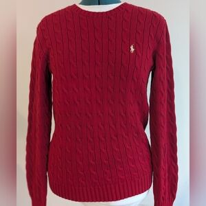 Ralph Lauren Crimson Knit Sweater